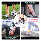 NYBEE Sport Coppernova Adjustable Strength Compression Stabilizing Ankle & Multy Support Wrap