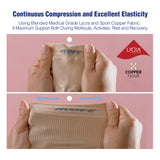 24 HOUR COMFORTABLE ELBOW SUPPORT SEAMLESS COMPRESSION ARM SLEEVE