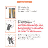 ALL DAY COMFORTABLE CALF SUPPORT SEAMLESS CALF COMPRESSION SLEEVES