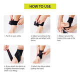 NYBEE Sport Coppernova Adjustable Strength Compression Stabilizing Ankle & Multy Support Wrap