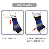 nybee performance recovery ankle compression sleeve