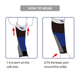 nybee performance recovery calf compression sleeve