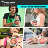 NYBEE Sport Coppernova Adjustable Double Strength Compression Stabilizing Wrist Support Wrap/1pc+1Booster Band