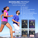 [Gold Label] NYBEE Sport Cooling Protex Copper & Nano Silver 24Hr Breathable Comfy Sport Face Mask Washable - Tan /Square - 1pack