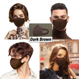 [Blue Label] NYBEE SPORT COOLING PROTEX BREATHABLE SPORT FASHION MASK - Dark Brown / Square - 1PC
