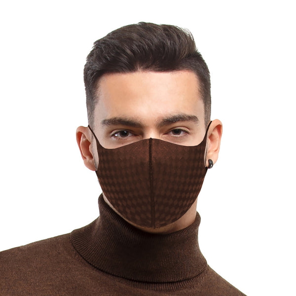 [Blue Label] NYBEE SPORT COOLING PROTEX BREATHABLE SPORT FASHION MASK - Dark Brown / Square - 1PC