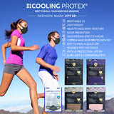 [GOLD LABEL] NYBEE SPORT COOLING PROTEX COPPER & NANO SILVER 24HR BREATHABLE COMFY SPORT FACE MASK WASHABLE - BLUE NAVY /SQUARE - 1PACK